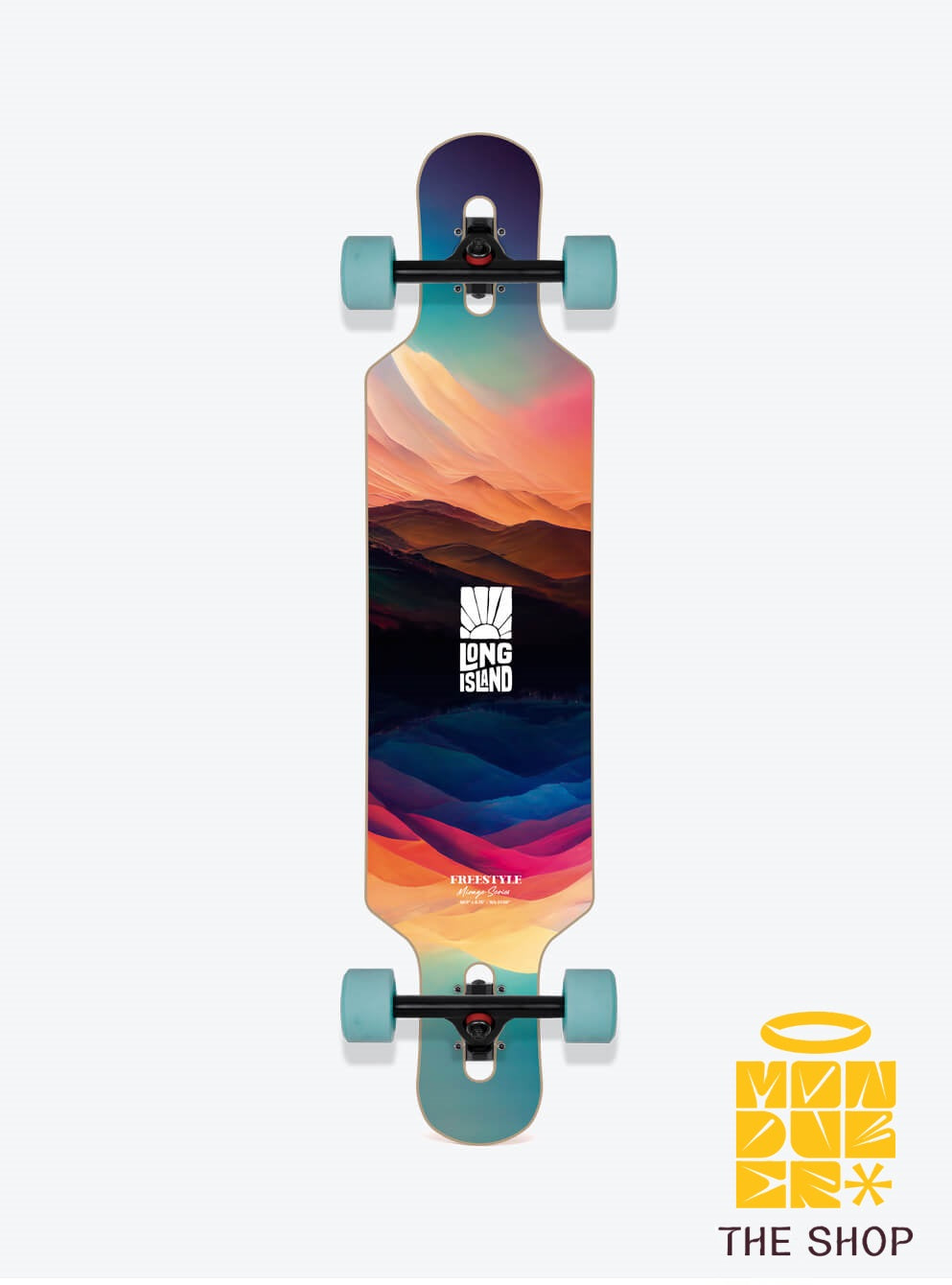 LONGBOARD | Mirage 38.9" x 8.75" Drop Long Island Complete - Monduber Skate Shop