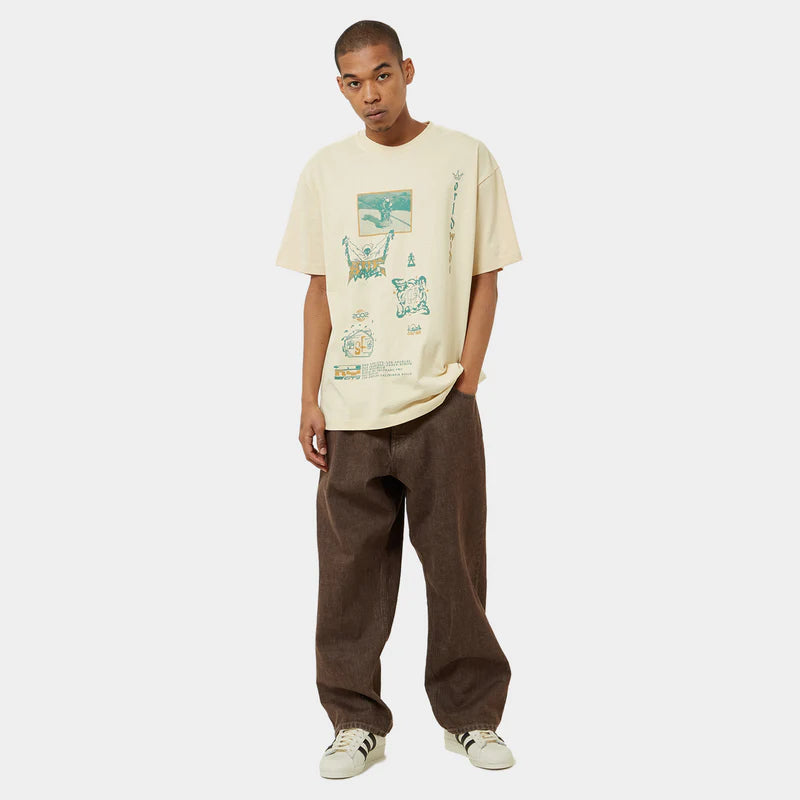 CAMISETA HUF | ZINE WASHED - Monduber Skate Shop
