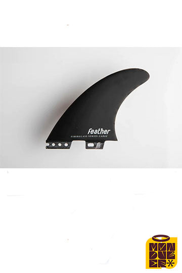 Quillas FEATHER FINS |  Fiberglass  Series Balck Click Tab - Monduber Skate Shop